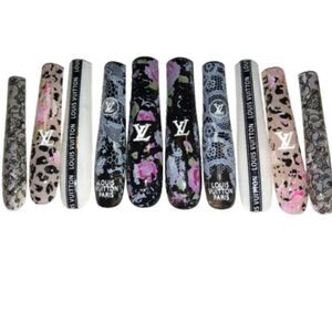 Hand crafted custom print 10pc 3xl acrylic press on nails sz Small